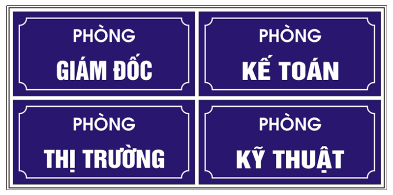 BẢNG MICA VĂN PHÓNG