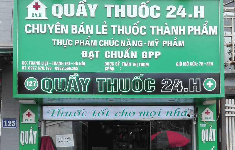 BẢNG HIỆU THUỐC TÂY